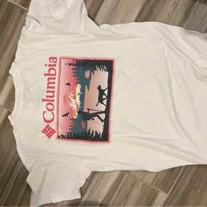 White Columbia t-shirt